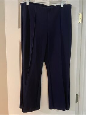 GAP Navy Wide-Leg Dress Pants